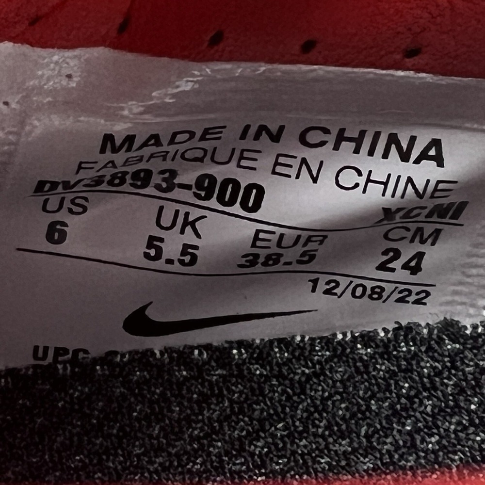 Nike Air Zoom Mercurial Vapor 15 Academy FG Soccer White Red Mens 6 / Womens 7.5 - Picture 9 of 9